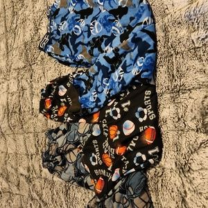 Sports themed pajama pants
